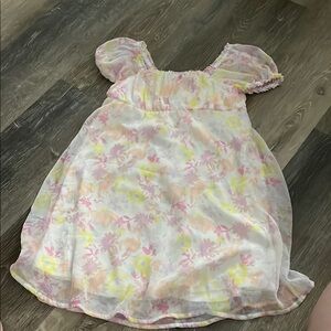 Floral Puff Sleeve Dress